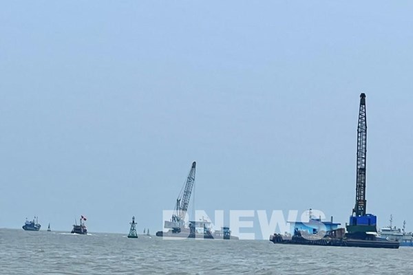 Dự án nâng cấp luồng hàng hải vào bến Thọ Quang hoàn thành vượt tiến độ