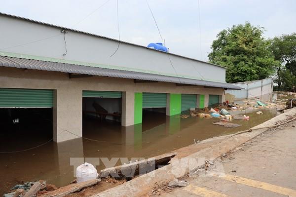 Long An: Công bố tình huống khẩn cấp sạt lở bờ sông Cần Giuộc và sông Vàm Cỏ Tây