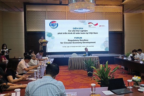 Xây dựng cơ chế thử nghiệm phát triển kinh tế tuần hoàn tại Việt Nam