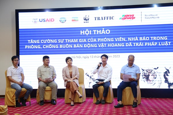 Ra mắt mạng lưới nhà báo điều tra phòng, chống buôn bán động vật hoang dã trái phép