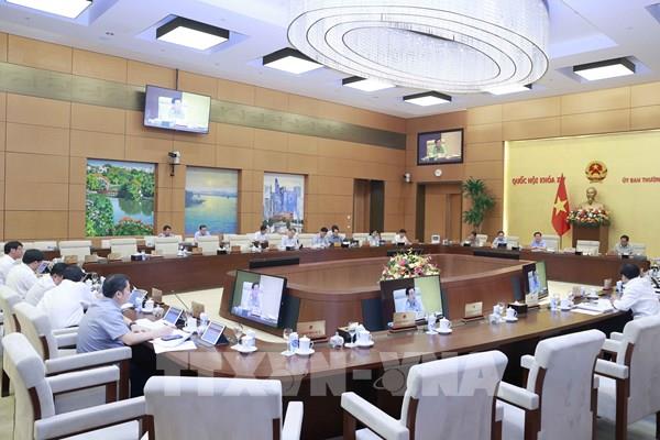Ủy ban Thường vụ Quốc hội cho ý kiến về 7 dự thảo nghị quyết