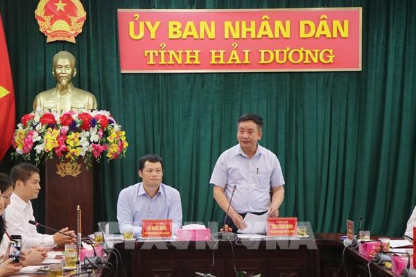 Đoàn doanh nghiệp Nhật Bản đến Hải Dương khảo sát vùng vải thiều xuất khẩu