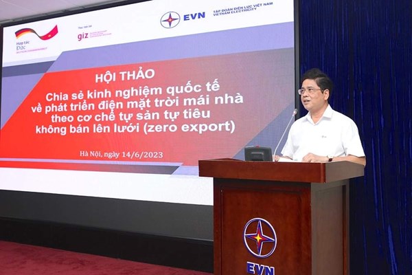 EVN và GIZ trao đổi kinh nghiệm về phát triển điện mặt trời mái nhà