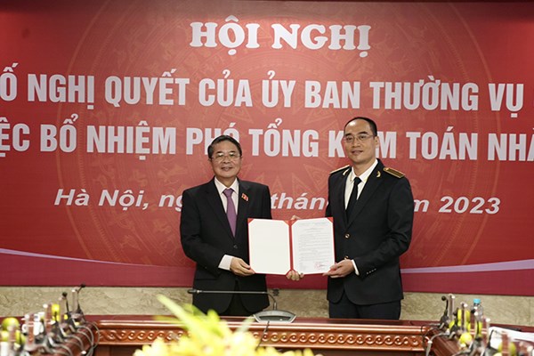 Ông Bùi Quốc Dũng được bổ nhiệm làm Phó Tổng Kiểm toán Nhà nước