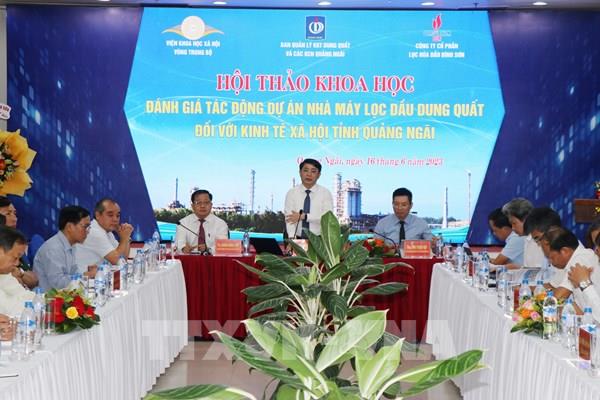 Đánh giá tác động của dự án Nhà máy lọc dầu Dung Quất đối với Quảng Ngãi