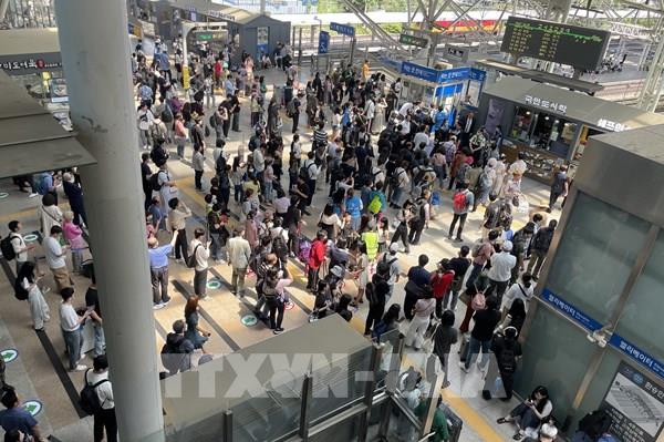 Hàn Quốc: Sự cố mất điện làm gián đoạn dịch vụ đường sắt quanh thủ đô