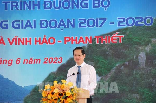 Chính thức đưa vào vận hành tuyến cao tốc Vĩnh Hảo- Phan Thiết