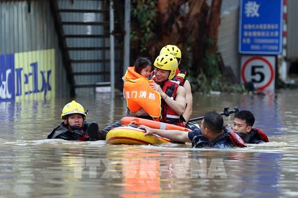 Trung Quốc kích hoạt phản ứng khẩn cấp cấp độ 4 về lũ lụt