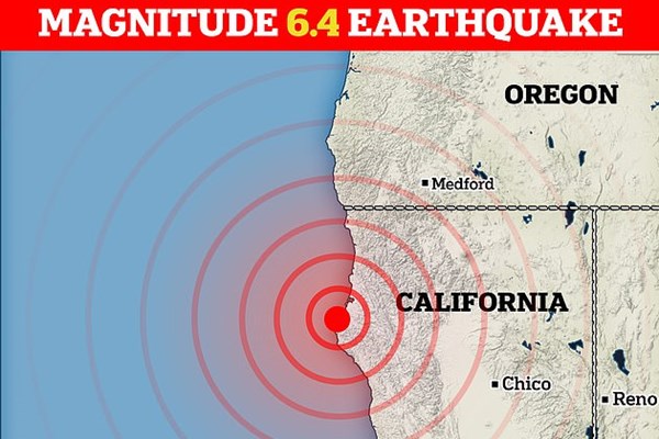 Mỹ: Động đất mạnh ở Vịnh California