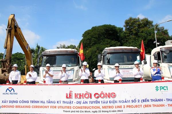 Khởi công xây dựng hạ tầng kỹ thuật dự án metro Bến Thành – Tham Lương