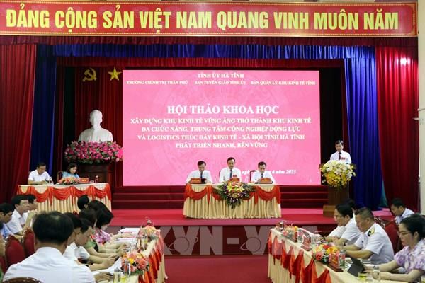 Xây dựng Khu kinh tế Vũng Áng thành đầu mối giao thương biển quốc tế