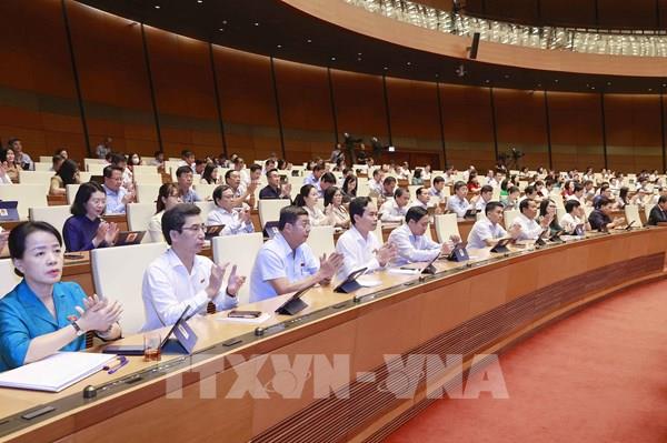 Quốc hội thông qua Nghị quyết về việc lấy phiếu tín nhiệm