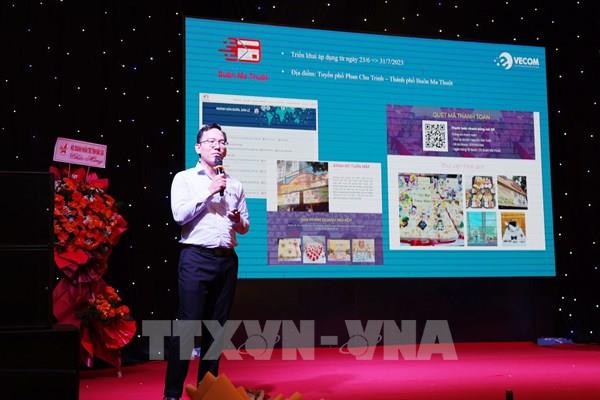 Đắk Lắk ra mắt Tuyến phố thanh toán không tiền mặt