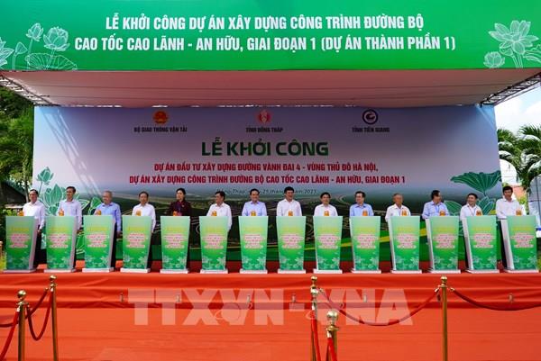 Khởi công xây dựng cao tốc Cao Lãnh - An Hữu