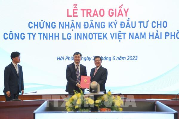 LG Innotek Hải Phòng tăng vốn thêm hơn 1 tỷ USD