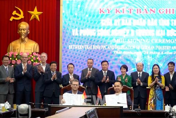 Thái Hưng ký thỏa thuận hợp tác với công ty của Đức sản xuất ô tô điện tại Thái Bình