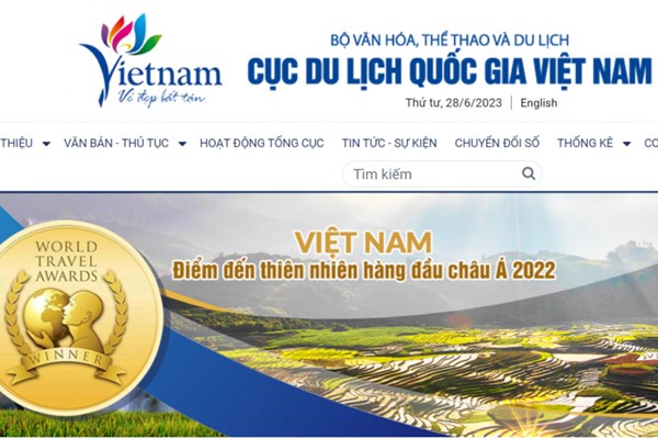 Từ 1/7/2023 Tổng cục Du lịch đổi thành Cục Du lịch quốc gia Việt Nam