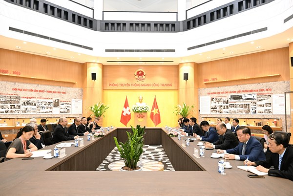 Việt Nam-Thụy Sỹ thúc đẩy hợp tác về đổi mới sáng tạo, kinh tế xanh, phát triển bền vững