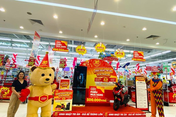 GO!, Big C khuyến mãi lớn nhân dịp sinh nhật lần thứ 25