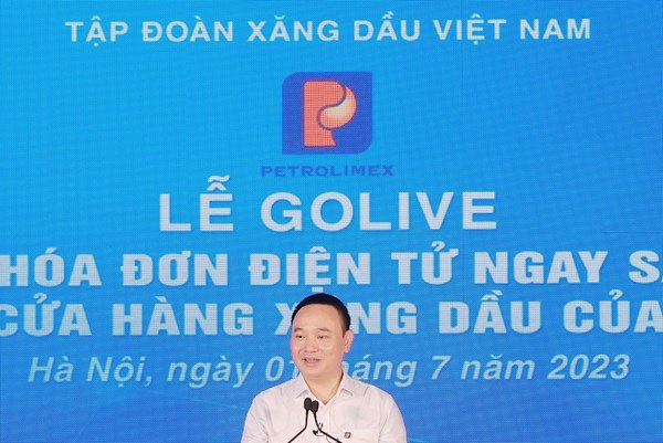 Petrolimex chính thức phát hành hóa đơn điện tử ngay sau từng lần bán hàng tại cửa hàng xăng dầu