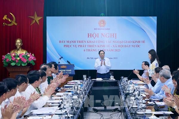 Thủ tướng Phạm Minh Chính dự Hội nghị đẩy mạnh công tác ngoại giao kinh tế