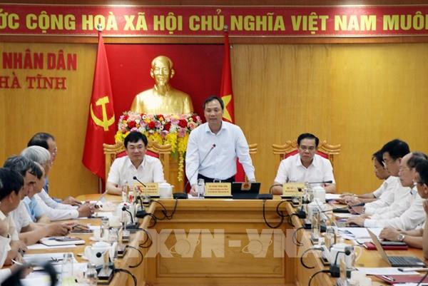 TKV và Hà Tĩnh bàn giải pháp thực hiện dự án mỏ sắt Thạch Khê