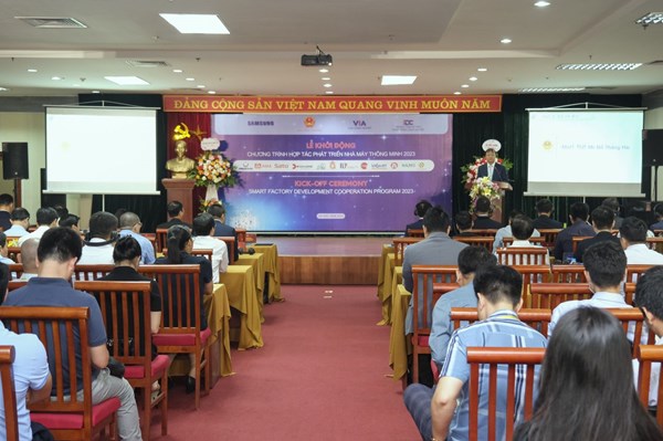 Khởi động Dự án Hợp tác phát triển nhà máy thông minh đợt 1 năm 2023