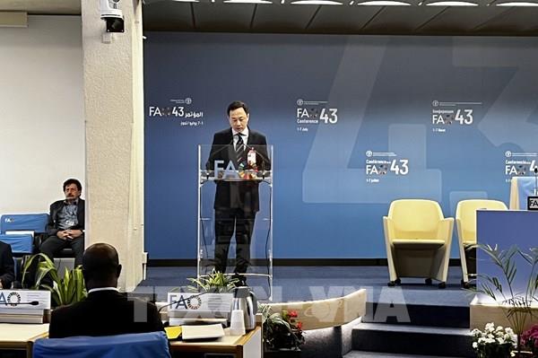 Việt Nam nêu đề xuất tại Phiên họp toàn thể của FAO