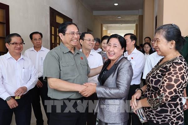 Thủ tướng Phạm Minh Chính tiếp xúc cử tri thành phố Cần Thơ