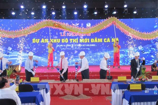 Ninh Thuận khởi công dự án Khu đô thị mới Đầm Cà Ná vốn đầu tư gần 4.500 tỷ đồng