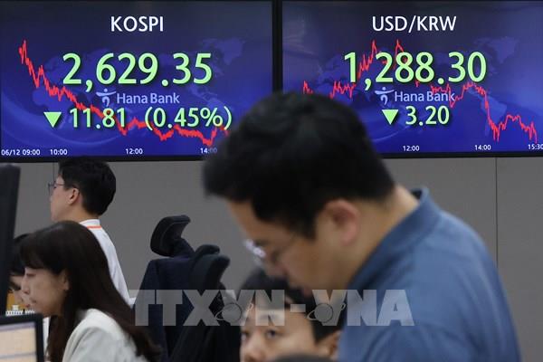 Các nhà đầu tư nước ngoài có xu hướng bán tháo cổ phiếu Hàn Quốc