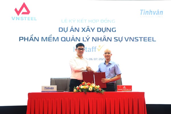  Vnsteel chuyển đổi số trong quản lý nhân sự