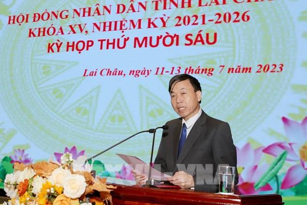 Ông Lê Văn Lương được bầu giữ chức Chủ tịch UBND tỉnh Lai Châu