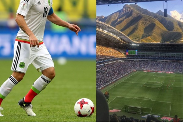 Sân bóng đá trên miệng núi lửa ở Mexico