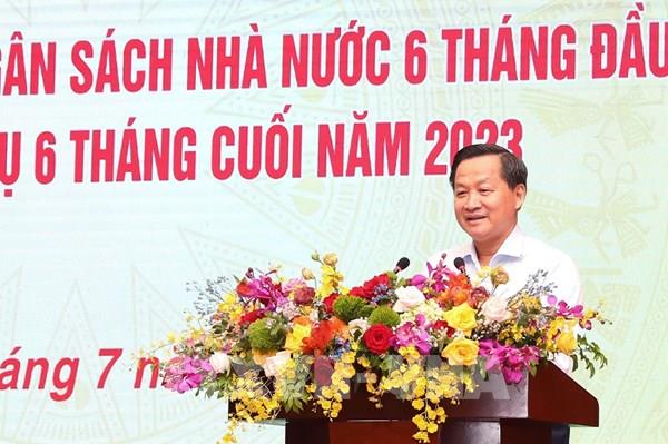 Phó Thủ tướng Lê Minh Khái:  Bộ Tài chính nghiên cứu, đề xuất chính sách hỗ trợ về tài khóa gắn với sử dụng vốn hiệu quả