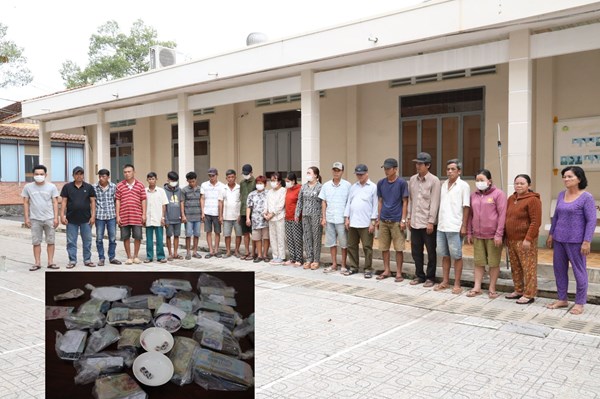 Triệt xóa tụ điểm đánh bạc ở vùng biên, tạm giữ 47 đối tượng