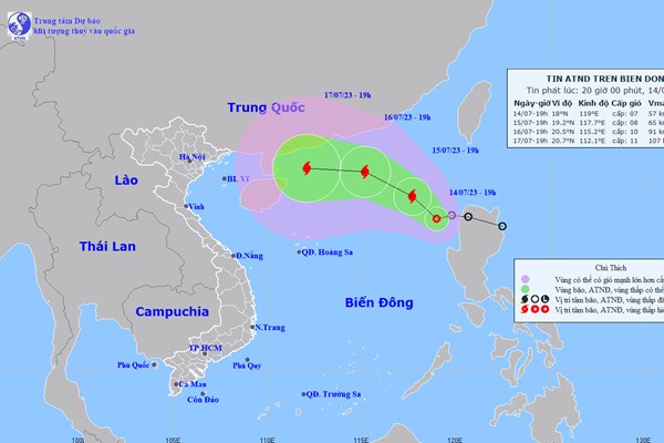 Yêu cầu các tỉnh ven biển từ Quảng Ninh đến Phú Yên khẩn trương ứng phó bão số 1