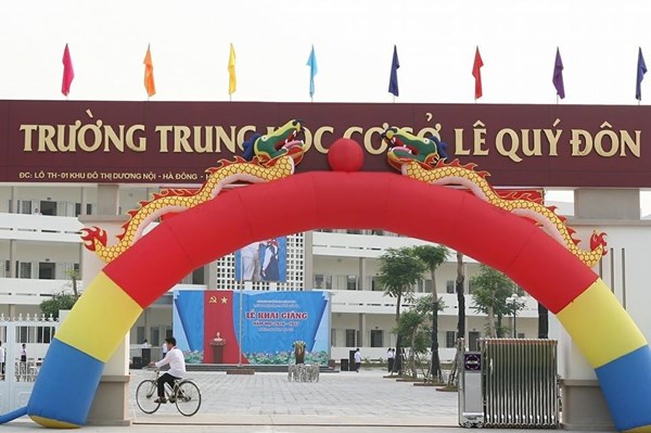 Trường THCS Lê Quý Đôn (Hà Đông): Chưa có thông báo nào về mức học phí lớp 6