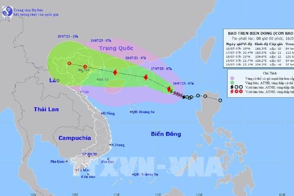 Khoảng chiều và đêm 18/7, bão số 1 gây sóng lớn ở ven biển từ Quảng Ninh đến Ninh Bình