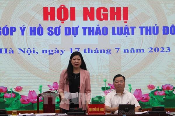 Góp ý hoàn thiện dự thảo Luật Thủ đô (sửa đổi)