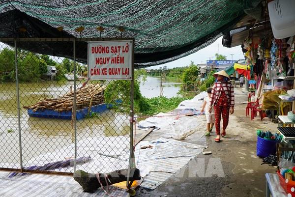 Liên tiếp xảy ra sạt lở ở Đồng Tháp