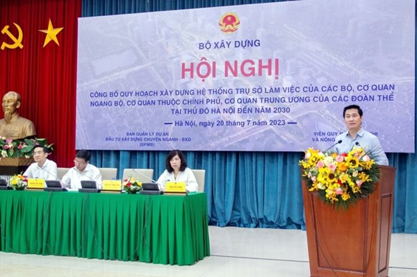 Công bố Quy hoạch hệ thống trụ sở làm việc của các bộ, ngành  