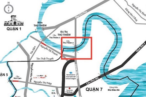 Rà soát, cập nhật dự án cầu Thủ Thiêm 4 vào quy hoạch Tp. Hồ Chí Minh