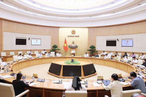 Thủ tướng chủ trì phiên họp Chính phủ chuyên đề xây dựng pháp luật tháng 7