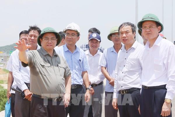 Thủ tướng Phạm Minh Chính khảo sát dự án giao thông trọng điểm của tỉnh Ninh Bình