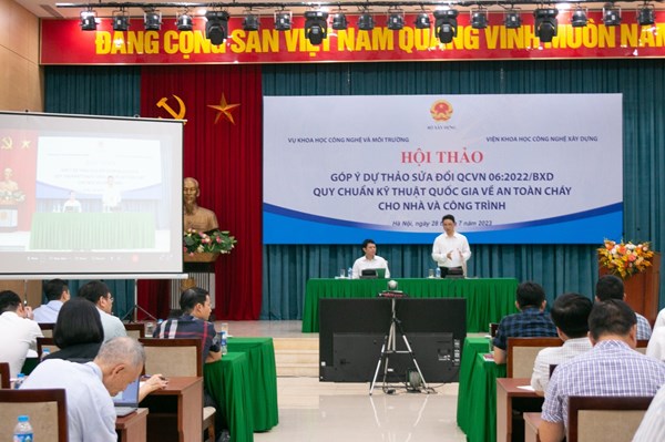 Loại vướng mắc, tăng phù hợp với thực tiễn trong quy chuẩn về phòng cháy