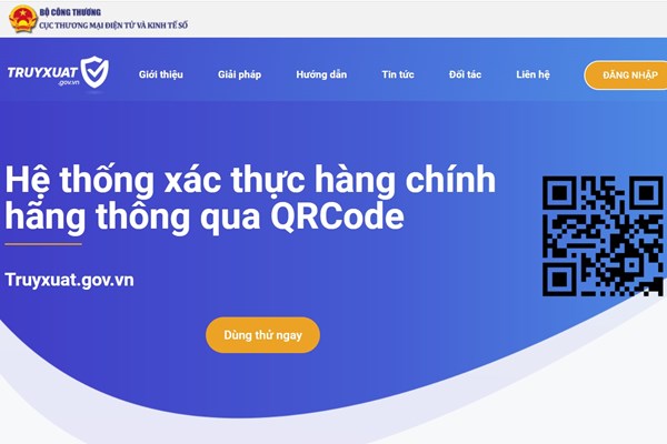 Bộ Công Thương giới thiệu giải pháp xác thực hàng chính hãng