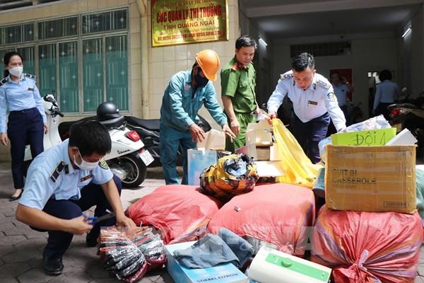 Quảng Ngãi tiêu hủy sản phẩm giả, hàng buôn lậu
