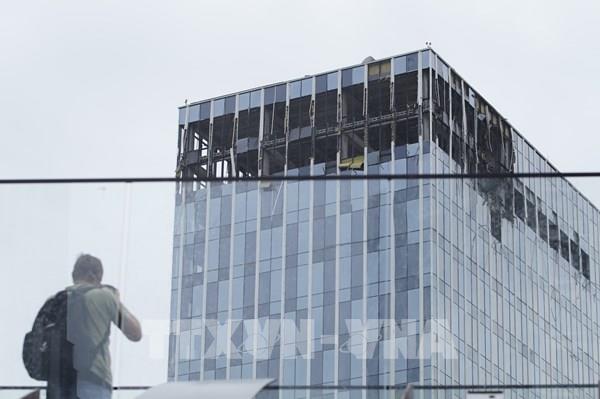 Máy bay không người lái đâm vào các tòa nhà ở Nga và Ukraine