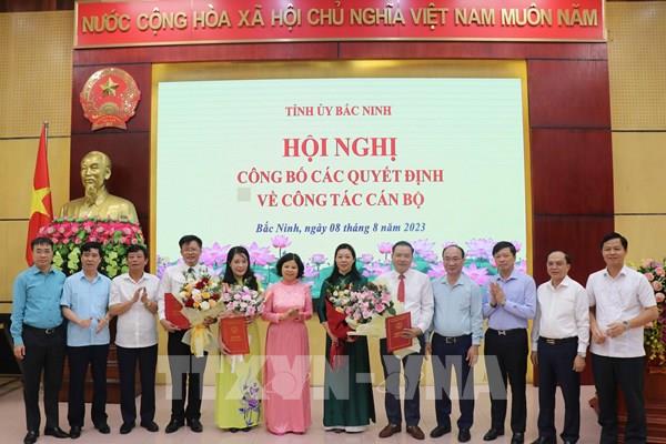Bắc Ninh: Công bố các quyết định điều động, bổ nhiệm các lãnh đạo sở, ngành